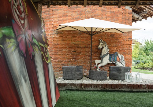 Wand Sonnenschirm Wall rechteckig 100x200cm mit Seilzugbedienung Wandschirm Wall